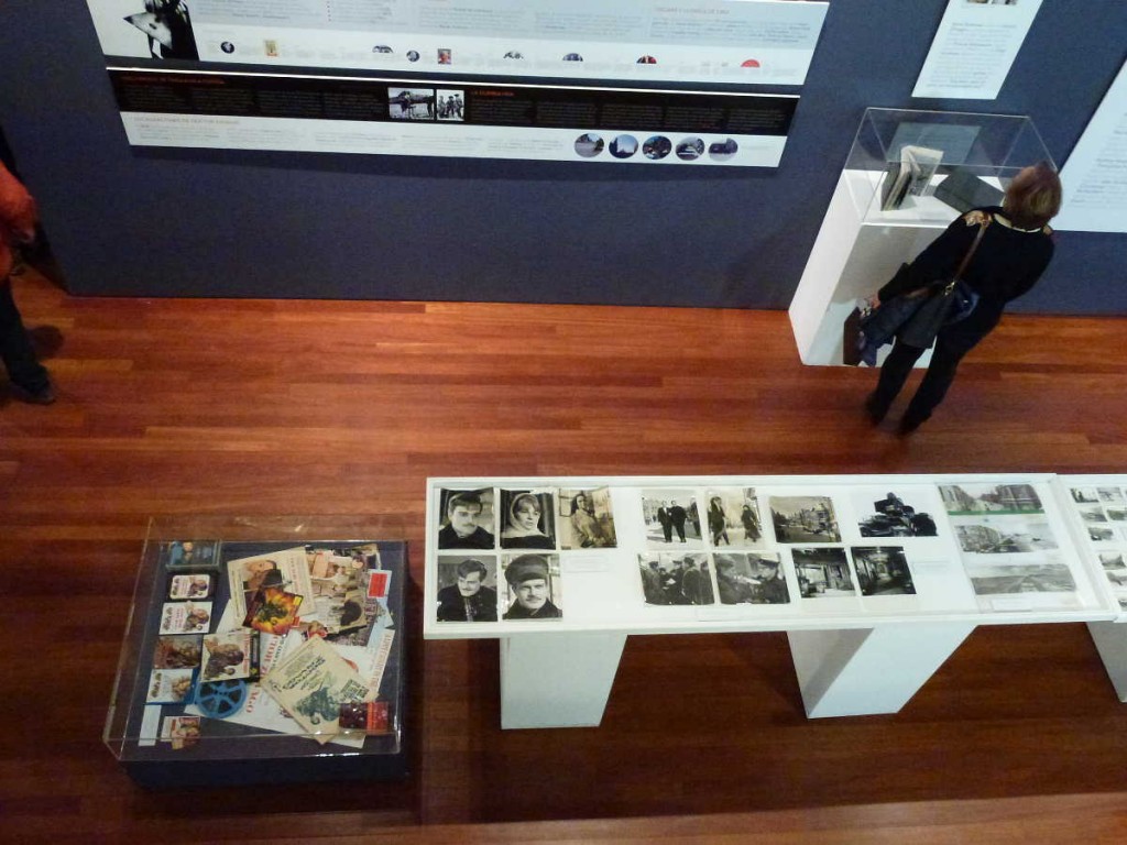 fotografias y paneles exposicion Doctor Zhivago en Soria