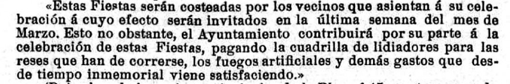 De las Ordenanzas de 1899 sobre las Fiestas de San Juan en Soria