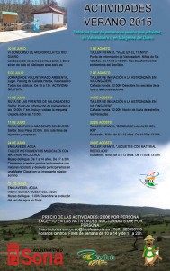 Verano Medioambiental Soria 2015