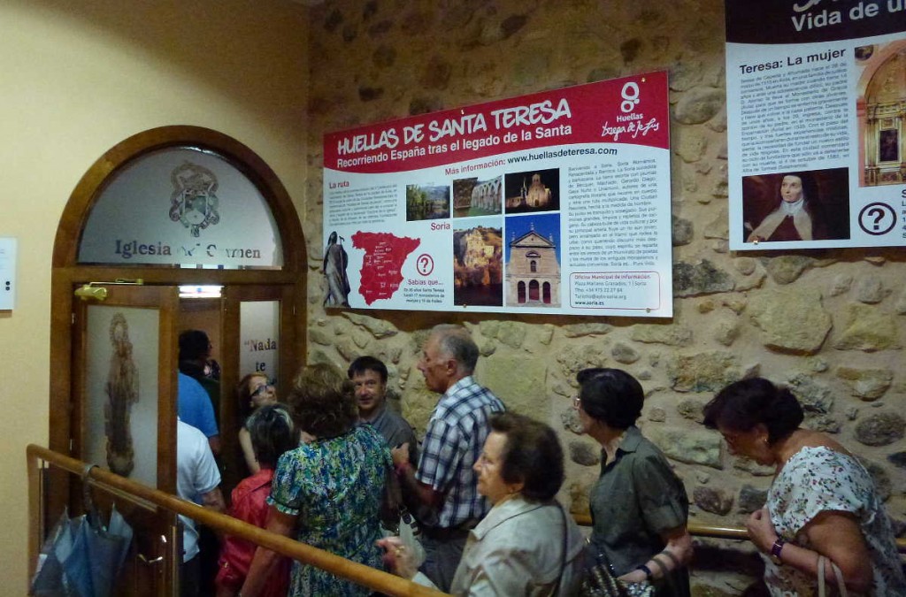 Exposicion Santa Teresa en El Carmen de Soria 2015