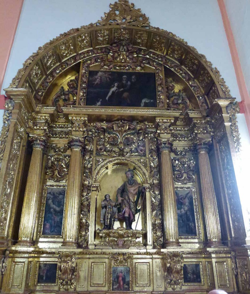 retablo barroco iglesia del Carmen en Soria