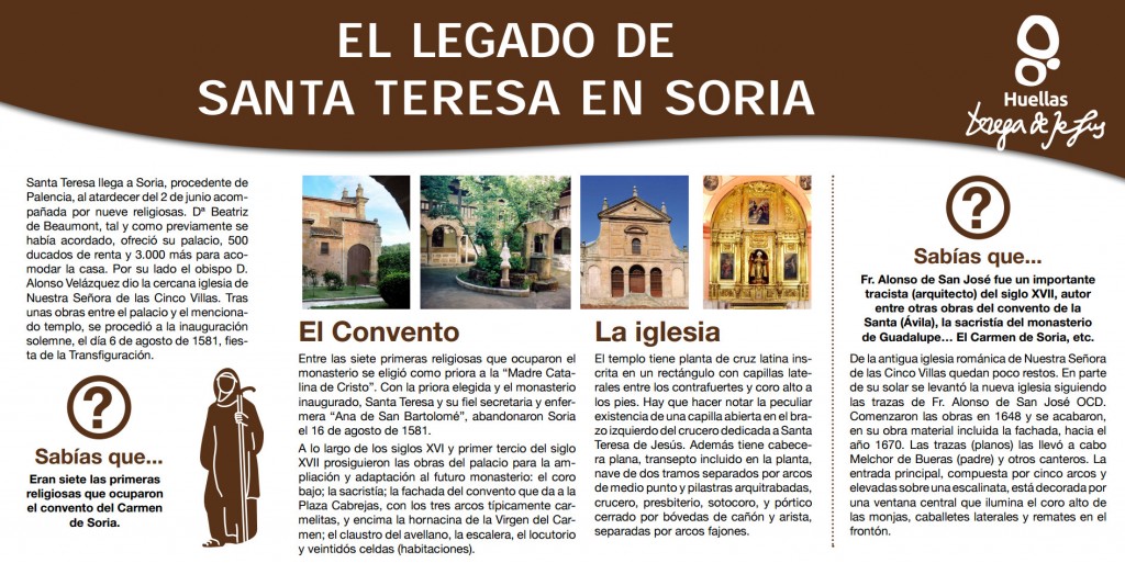Legado de Santa Teresa en Soria