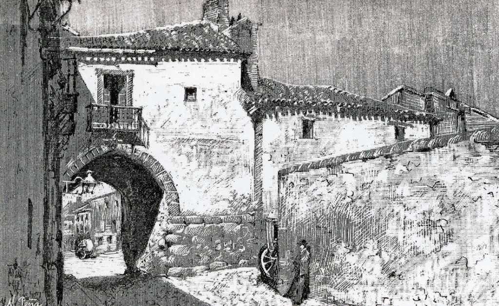 Puerta de Rabanera por Maximino Peña