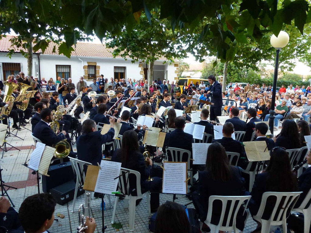Banda de musica de Soria en La Barriada 2015 a