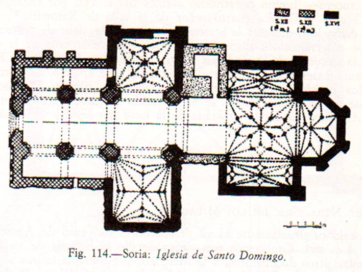 Santo Tomé-Santo Domingo de Soria conserva un gótico de finales del s. XV, añadido a la fábrica románica