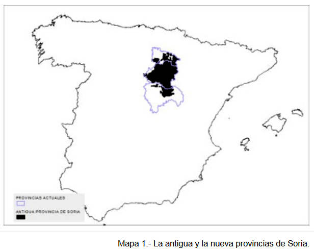 antigua y nueva provincia de Soria
