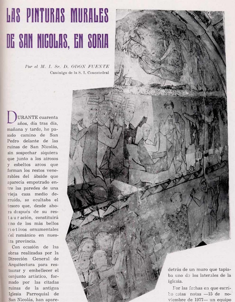 Mural-de-Santo-Tomás-Becket-en-San-Nicolas-de-Soria-ciudad