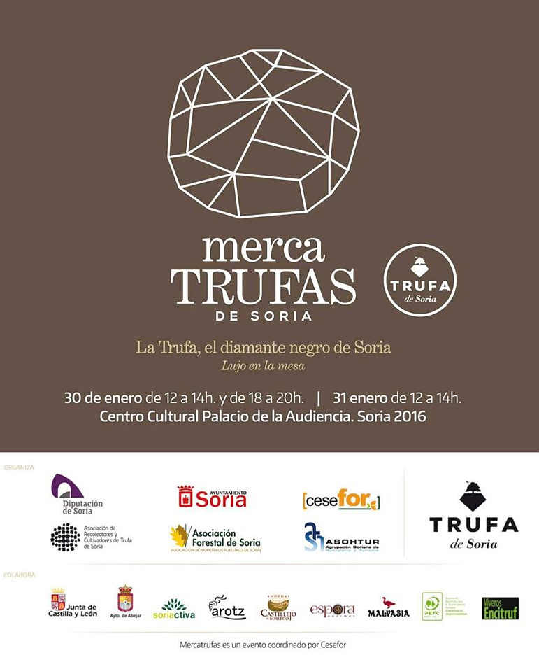 Cartel de Mercatrufas Soria 2016