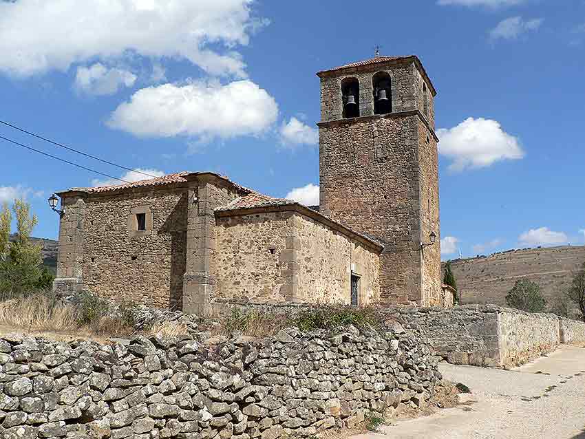 Parroquia de Torrearévalo donde fue bautizado