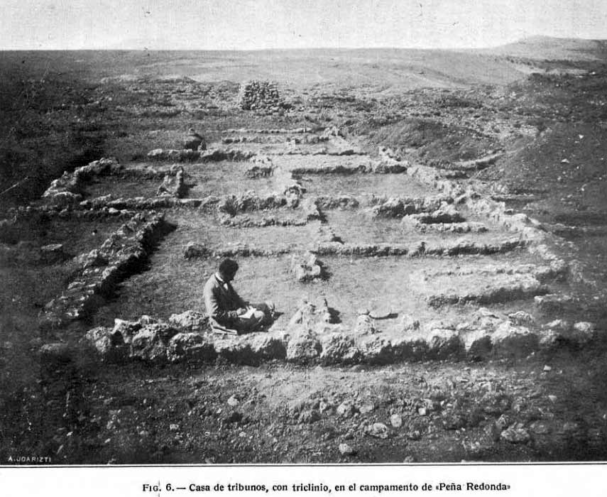 Campamento-romano_Schulten-en-Mis-excavaciones-en-Numancia