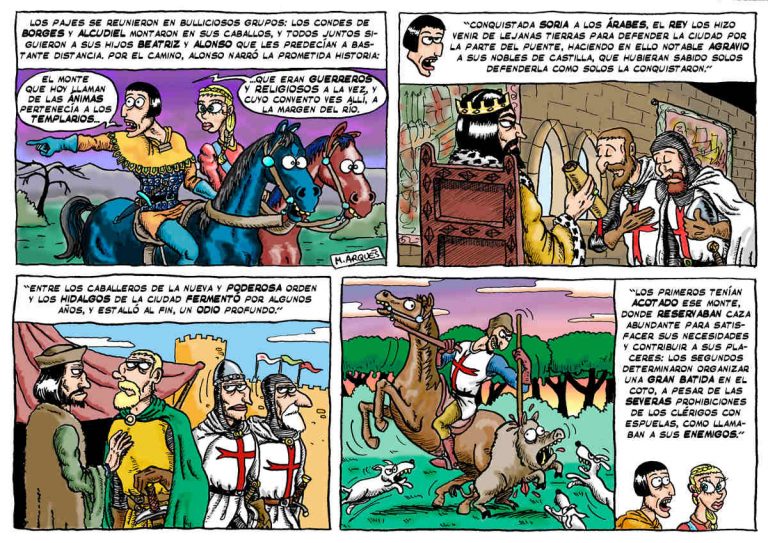 El Más Allá en Soria El Monte de las Ánimas becqueriano en un webcómic de exTreBeO elige.soria.es